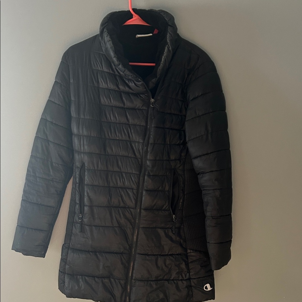 Champion Women's Quilted Black Puffer Coat